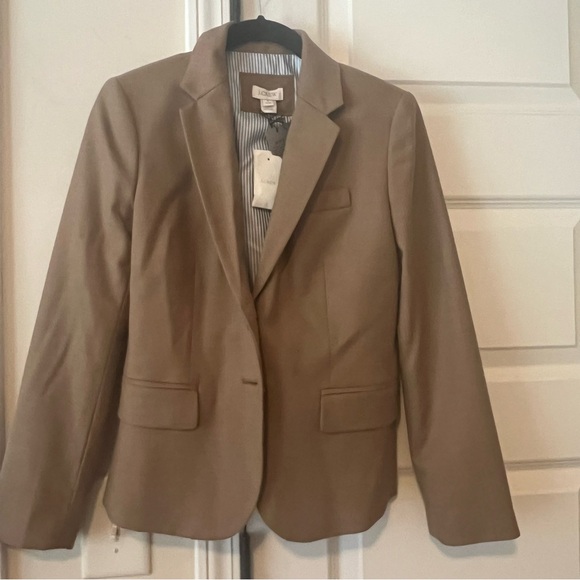 NWT J. Crew Camel Schoolboy Blazer sz 2P - Picture 2 of 4